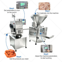 Machine automatique de fabrication de saucisses en acier inoxydable ORME pour la production en gros de saucisses de sang