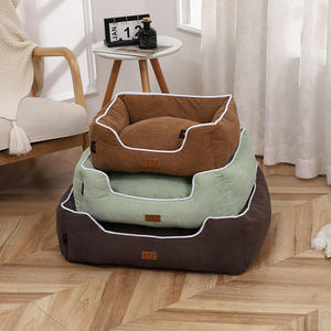 Teddy-Cord-Haustierbett für <span class=keywords><strong>Pomeranian</strong></span>, Golden Retriever & Alle Hundegrößen - Ganzjahres-Katzen- & Hundebett Großhandel - Product Image 2