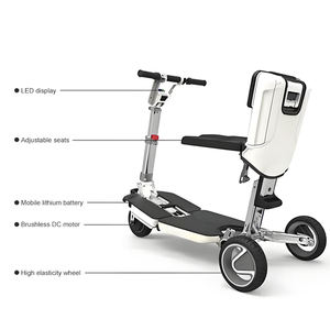 Складной электрический скутер-чемодан на 3 колесах для пожилых людей и людей с ограниченными возможностями - Product Image 5
