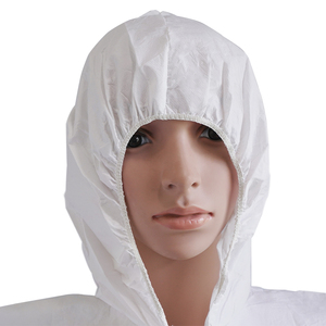 Combinaisons médicales jetables classiques en tissu non tissé, combinaison de travail pour hommes, imperméable, bretelles, utilisation par les peintres, antistatique - Product Image 2