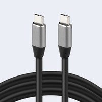 Cable de Datos USB 3.1 Tipo-C a Tipo-C con Funciones Completas, 10Gbps, 4K 60Hz, 60W PD, Carga Rápida para Computadora y Cámara