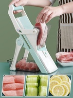 Coupe-légumes multifonctionnel 5 en 1, trancheuse à pommes de terre, gadget de cuisine, mandoline manuelle, trancheuse à viande pour accessoires de cuisine