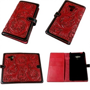 Best Selling Luxury Genuine Buffalo Leather Clutch 100% Waterproof Embroidery Zipper Closure Animal Prints Logo Fashion Daily - Product Image 2