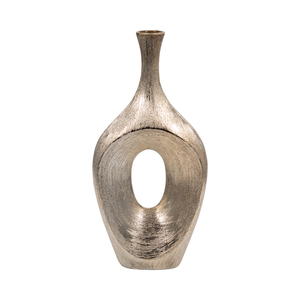 Vaso decorativo in ceramica a taglio aperto per soggiorno, decorazioni per la casa, camera da letto, ufficio, scrivania, tavolo - Product Image 1