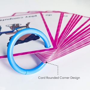 Juego de Tarjetas de Lectura para Niños Pequeños, Preescolar, Jardín de Infancia, Educación en Casa, Vida Diaria, Tarjetas de Fonética - Product Image 4