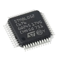 Microcontrolador STM8L052C6T6 STM8L EnergyLite de 8 Bits, 32 KB de Memoria Flash, Paquete LQFP de 48 Pines, Montaje Superficial, Temperatura de Funcionamiento de -40 °C a 85 °C