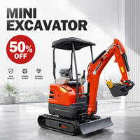 Mini-pelles entièrement automatiques 1,5t 1,8t 2t 2,5t 3t 3,5t 5t – Prix de gros, export mondial, livraison incluse