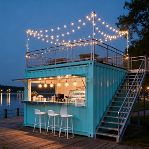 Chiosco Container Moderno Personalizzato per Caffetteria e Snack Bar, Popolare e <span class=keywords><strong>in</strong></span> <span class=keywords><strong>Vendita</strong></span> - Product Image 3