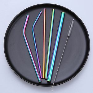 Portable Stainless Steel 304 Travel <b>Metal</b> <b>Straw</b> Set with Case Factory Price Bar Accessories - Product Image 5