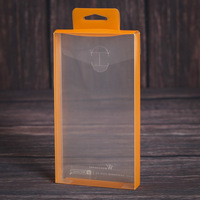 Boîte cadeau en plastique de haute qualité en PVC/PET/PP givré - carré léger avec impression de logo personnalisée