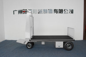 Chariot électrique à plateforme motorisé à quatre roues en acier inoxydable robuste Nenkeen NK-118 de 500 kg, chariot de stockage OEM - Product Image 4