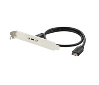Hochgeschwindigkeits-Verlängerung kabel USB 3.1 Typ C Buchse zu Typ E mit Schalttafel einbau schraube für Computer