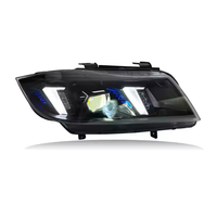 Phares Avant SJC pour BMW Série 3 E90 330i 320i LED Bicolores Effet Yeux de Serpent, Plug and Play