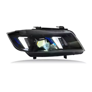 Accessori Auto SJC Fari Anteriori per <span class=keywords><strong>BMW</strong></span> Serie 3 E90 330i <span class=keywords><strong>320i</strong></span> Faro a LED Bicolore Occhi di Serpente Plug and Play - Product Image 5