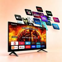 Nuevo Televisor Inteligente Google QLED de 55, 65 y 75 Pulgadas 2026, Android 12, Control por Voz, Wifi, Televisor para el Hogar, Fabricante OEM