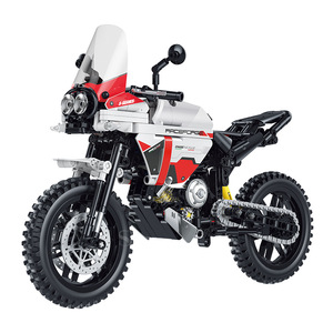 60552 Nouveau modèle de moto, ensemble de blocs de construction mécaniques, jouet éducatif d'assemblage pour enfants, voiture, cadeau pour garçons - Product Image 1