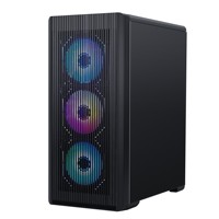 Toptan OEM CPU Kasası Temperli Cam Matx Itx Mid Tower Oyun Bilgisayarı PC Kasası ARGB PC Fanlı Siyah 200MR01
