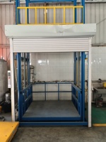 Plateforme élévatrice de fret industrielle à rail hydraulique, prix usine, 500 kg - 1 tonne, acier haute résistance, hauteur de levage 2m-10m, petite taille