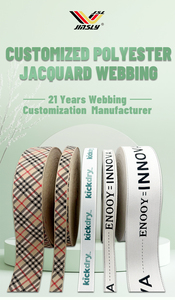 Cinta Jacquard Personalizada de Nailon de Alta Calidad de 25 mm, Cinta Clásica con Correa de Hombro Gruesa Antideslizante - Product Image 3