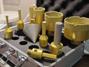 10 pcs chân không brazed M14 lõi khoan <span class=keywords><strong>Bit</strong></span> Set Kim Cương Đá khoan công cụ thủy tinh gạch sứ Granite đá cẩm thạch lỗ Cutter Bộ - Product Image 5