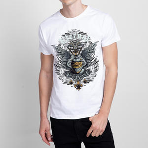 T-shirt unisexe, impression 3D, 100% Polyester, personnalisé, avec votre propre marque, Logo, <span class=keywords><strong>Manga</strong></span> japonais, blanc - Product Image 1