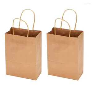 Bolsa de Papel Kraft para Regalos, Impresión a Color, Embalaje de Alimentos para Llevar - Product Image 5