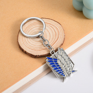 Nouveau Collier Lumineux Anime Tendance, Pendentif en Alliage Ailes de la Liberté du Corps d'Exploration, Porte-clés Créatif pour Femme - Product Image 6