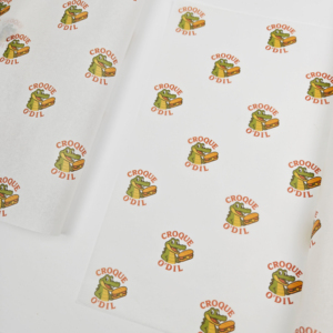 Wholesale 40g Burger Deli Meat Wrapping Customized Printed Logo Food Grade <b>Greaseproof</b> Packaging <b>Paper</b> Virgin Wax Coated <b>Paper</b> - Product Image 3