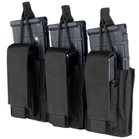 Pochette triple camouflage tactique en nylon 500D 1000D pour gilet tactique