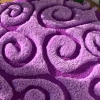 Tapis de porte antidérapant réversible lavable en forme d'animal, fait main, avec logo anime en acrylique pelucheux, design personnalisé, moins cher