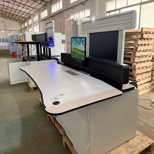 โต๊ะควบคุมแบบปรับได้ โซลูชั่นครบวงจรสำหรับห้องควบคุมการปฏิบัติงาน เฟอร์นิเจอร์คอนโซลสำหรับศูนย์ควบคุมการดำเนินงาน - Product Image 4