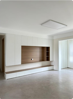 Venta directa del fabricante: Mueble de TV moderno, ajustable, duradero y ecológico para sala de estar, mueble de interior.