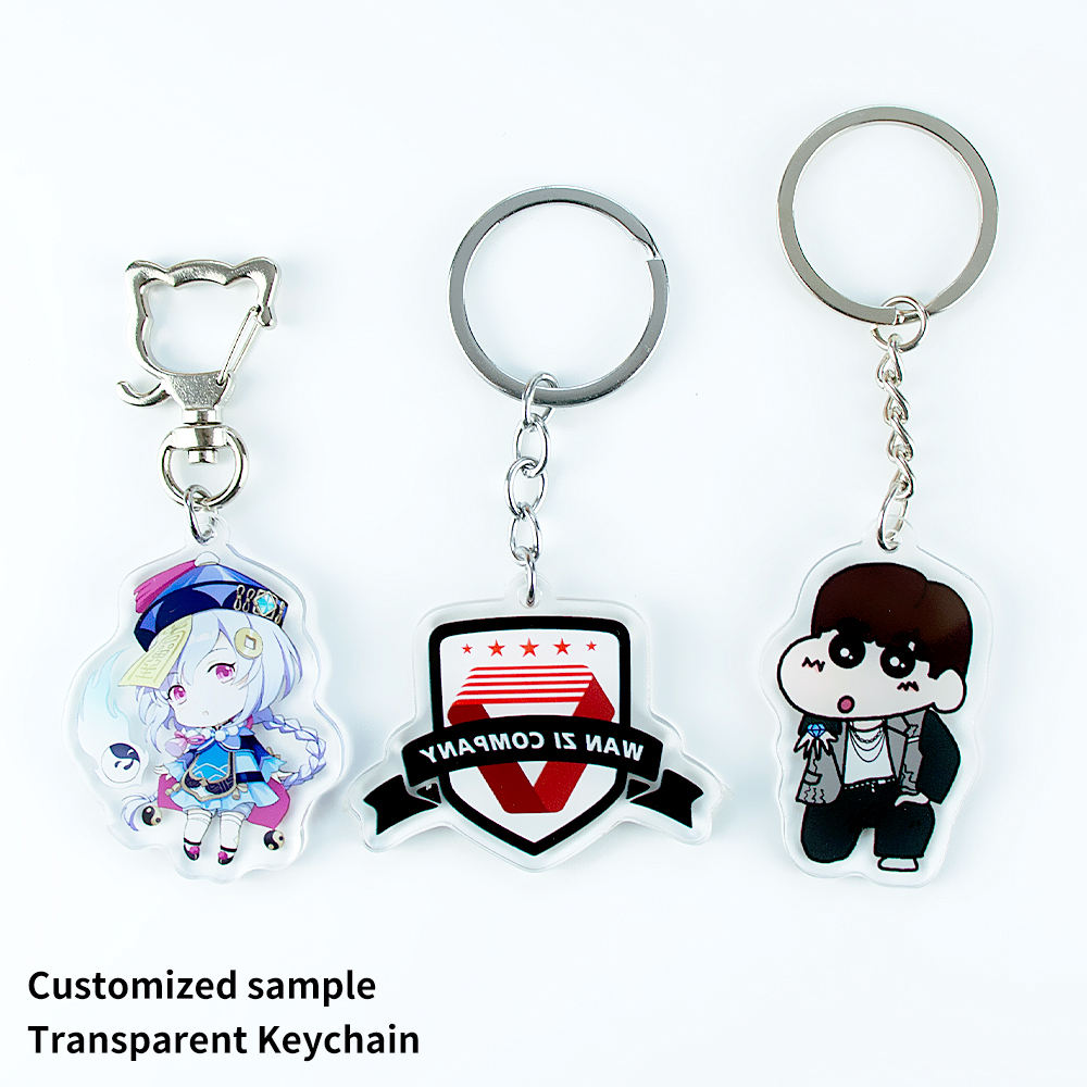 CUSTOM TRANSPARENT KEYCHAIN