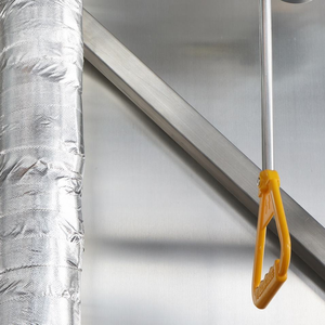 Ducha de tanque de emergencia y estación de lavado de ojos, aire frío - Product Image 3