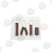 Snacks de Chocolate Dulce de Doble Color y Doble Sabor con Nueces, Sustituto de Manteca de Cacao, para Niños, Directo de Fábrica, Pedido OEM