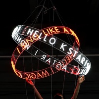 Nouveau Design Led Neon Sign Round Flex Neon Strip Letter Lighting Plafond Bar Club Game Hall Shopping Mall Decor Neon Lighting Sign