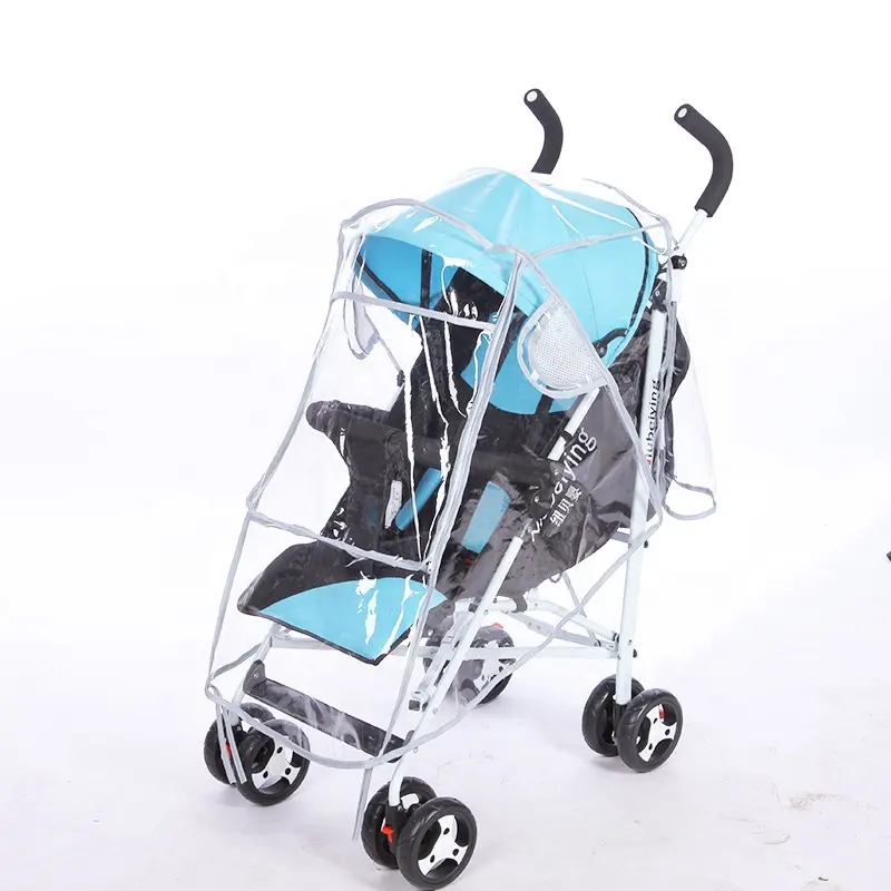 Factory Price Baby Pram Rain Cover Foldable Waterproof Baby Stroller Accessory Eva Stroller Rain Cover for Baby Seat