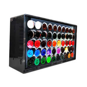 Plastic Tattoo Pigment Ink Cup <b>Holder</b> Wall Mounted Display Rack for PMU Ink Storage - Product Image 1