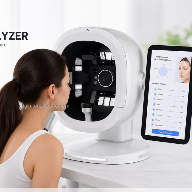 2026 Newest 2in1 Skin&Scalp Analyzer AI AI Intelligent Scalp Facial Tester Face Scanner 3D Skin Analysis Machine