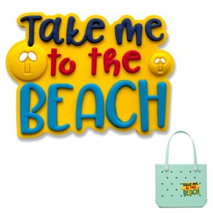 Abalorios de flores de playa Mom Life para Bogg Bag, decoración de goma para bolso, accesorios para Bogg Bag - Product Image 5