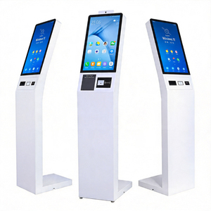 Kiosque de commande automatique à écran tactile de 21,5 pouces, terminal de paiement en libre-service pour restaurant avec scanner et imprimante thermique - Product Image 1