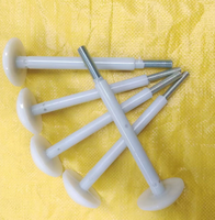 Fixations en nylon M12 pour entrepôts frigorifiques, vis à tête champignon, vis de plafond et vis en plastique, clous de fixation pour plaques