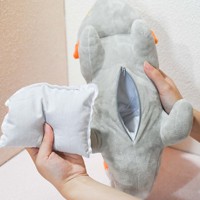 Peluche de dragon lestée personnalisée en usine avec pochette intérieure amovible lestée, poupée en peluche de dragon de feu doux