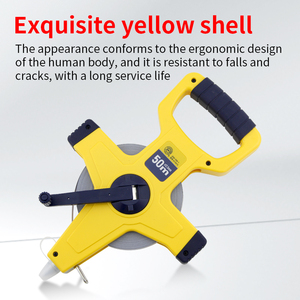 100 mét kỹ thuật ngoài trời quy mô 50 mét thép Băng đo 30 mét chống thấm nước chống gỉ tay quay mặt đất ABS nhựa - Product Image 3