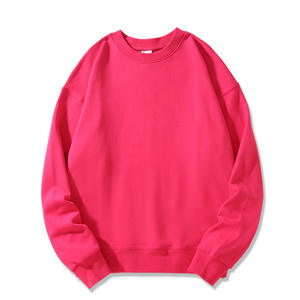 Logo brodé personnalisé hommes décontracté noir blanc 100% coton automne athlétique manches longues rond O cou sweats - Product Image 5