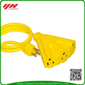 Cable de Extensión para Exteriores de Alta Resistencia 14/3 SJTW con Enchufe Plano, Certificado UL NEMA 5-15P - Product Image 3