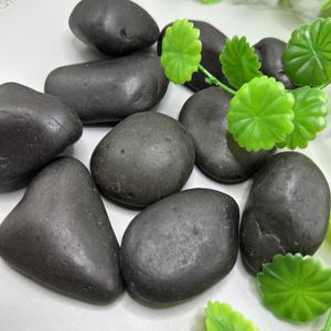 Natuurlijk Gepolijste Zwarte Rivierstenen 2-4Cm-Gladde Kiezels Voor Aquariumdecor En Aquariumsubstraat - Product Image 5