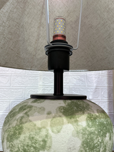 <span class=keywords><strong>Verde</strong></span> claro y blanco Minimalista Wabi-sabi Estilo de lujo Lámpara de mesa de cerámica de alta calidad Cerámica con pantalla - Product Image 5