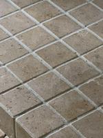 Dalles de sol intérieures en pierre calcaire beige clair Triesta, motif français, en perles naturelles du Cézir, pour patio, pavés de piscine, finition polie et vieillie
