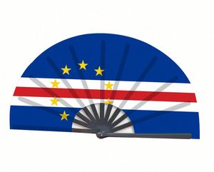 Abanico Plegable de Bambú con Diseño de Arte Folclórico Personalizado 2022, 33 cm, DIY, Bandera Nacional de Cuba, Souvenir, Venta al Por Mayor - Product Image 1